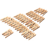 100PCS,Natural,Wooden,Photo,Paper,Clips