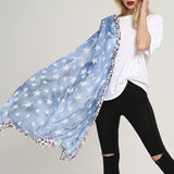 Unique,Breathable,Leopard,Print,Scarf,Summer,Cotton,Special,Shawl,Women
