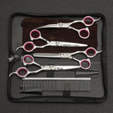 Professional,Cutting,Scissors,Grooming,Curved,Shears,Tool"