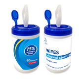 60Pcs,Portable,Alcohol,Wipes,Bucket,Antiseptic,Cleaner,Disposable,Tissue,Paper,Sterilization,Personal,Travel,Outdoor