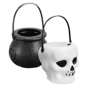 10pcs,Halloween,Cauldron,Witch,Skull,Multi,Purposed,Candy,Holder,Planter,Party,Decorations