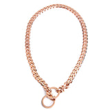 Stainless,Steel,Chain,Necklace,Collar,Training,Collar
