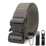 125cm,Men's,1000D,Nylon,Metal,Buckle,Quick,Release,Tactical,Belts,Carabiner,Eagle,Mouth,Buckle,Beverage,Hanging