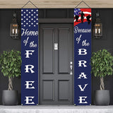 180x30cm,American,Patriotic,Independence,Decor,Banner,Porch,Front,Curtain,Party,Decoration,Stars,Couplets