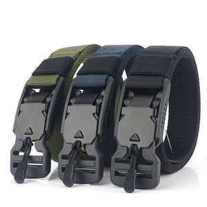 125cm,Nylon,Tactical,Outdoor,Leisure,Waist,Belts,Funch,Buckle,Magnet,Buckle