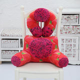 Plush,Squishy,Fruit,Printing,Shape,Pillow,Waist,Cushion,Office,Chair,Decor