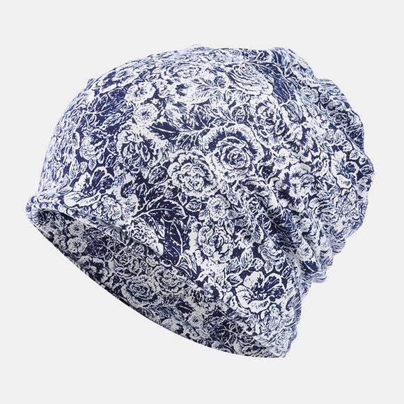 Women,Cotton,Pattern,Printing,Beanie,Headscarf