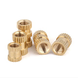 330Pcs,Female,Thread,Knurled,Brass,Threaded,Insert,Round