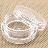 12Pcs,Clear,Round,Plastic,Sample,Empty,Storage,Containers,Screw