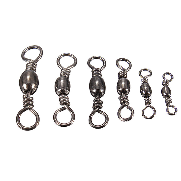 100Pcs,Fishing,Barrel,Bearing,Rolling,Swivel,Rings,Fishing,Tackle,Connector