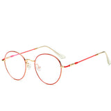 Unisex,Ultralight,Radiation,Protection,Eyeglasseess,Round,Metal,Vintage,Glasses