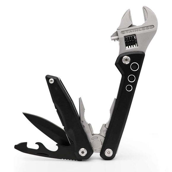 HUOHOU,Folding,Multifunction,Adjustable,Spanner,Multi,Screwdriver,Plier,Cutter,Knife,Bottle,Opener,Outdoor