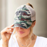 Women,Camouflage,Cotton,Breathable,Hallow,Baseball