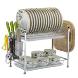 Tiers,Drying,Stainless,Steel,Kitchen,Cutlery,Storage,Holder