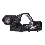 XANES,4500LM,Modes,Headlamp,3*18650,Battery,Interface,Telescopic,Zoomable,Light