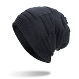 Winter,Velvet,Thicken,Hedging,Double,Layers,Earmuffs,Knitted,Beanie