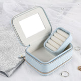 Travel,Jewelry,Storage,Earring,Portable,Organizer,Mirror