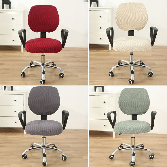 Swivel,Computer,Stretch,Chair,Covers,Armchair,Decor,Office,Rotating