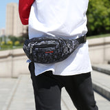 Men's,Pockets,Waterproof,Shoulder,Slung,Mobile,Phone,Camouflage,Purse,Waist