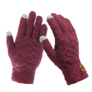 Winter,Outdoor,Sport,Windproof,Waterproof,Lattice,Gloves,Touch,Screen,Cycling,Gloves