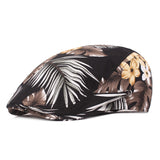 Unisex,Flower,Print,Vogue,Cotton,Beret,Outdoor,Casual,Sunshade,Peaked,Forward