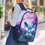 IPRee,Polyester,Cartoon,Laptop,Backpack,Animal,Print,Schoolbag,Rucksack