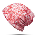 Unisex,Cotton,Blossom,Print,Turban,Beanie,Scarf