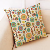 Ethnic,Style,Cotton,Linen,Cushion,Cover,Square,Decoration,Pillowcase,House,Decor,Pillow