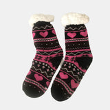 Christmas,Jacquard,Velvet,Socks,Thickening,Lambskin,Socks