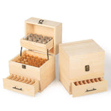 Slots,Essential,Storage,Wooden,Aromatherapy,Organizer,Roller
