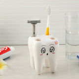 Holes,Smily,Toothbrush,Holder,Cartoon,Design,Toothbrush,Bracket