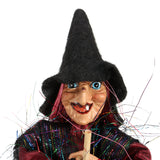 Halloween,Hanging,Animated,Talking,Witch,Props,Sound,Control,Decoration