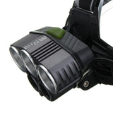 BIKIGHT,3000LM,Rechargeable,Headlamp,Zoomable,Torch,Light,Camping,Cycling,Night,Warning,Light