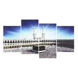 Print,Mecca,Islamic,Kaaba,Canvas,Paintings,Decor