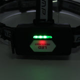 2xLED,Headlamp,Super,Bright,Modes,Rechargeable,Emergency,Light,Outdoor,Running,Cycling