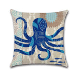 Creature,Turtle,Horse,Square,Cotton,Linen,Cushion,Cover,Decor,Styles,Pillow