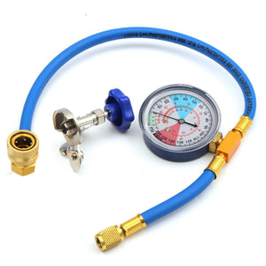 250PSI,Recharge,Measuring,Gauge,Valve,Refrigerant,R134A