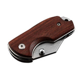 120mm,Folding,Knife,Steel,Blade,Rosewood,Handle,Cutter,Outdoor,Camping,Survival,Tactical,Knive