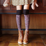 Women,Ladies,Harajuku,Knitting,Thigh,Stockings,Socks,Boots,Hosiery