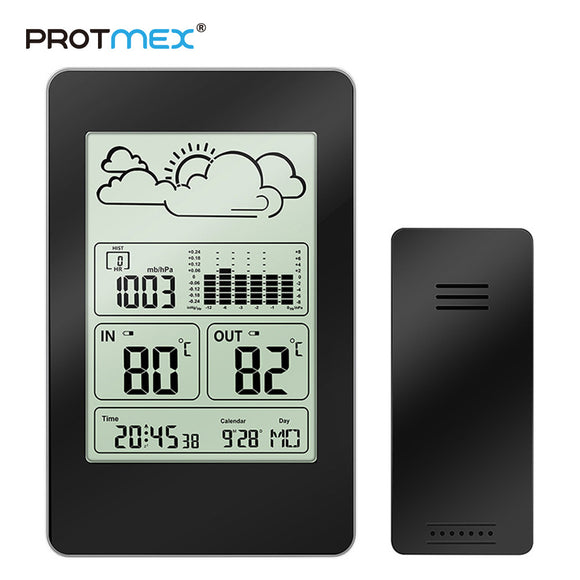Protmex,Weather,Station,Clock,Weather,Indoor,Outdoor,Forecast,Station,Alarm,Clock