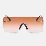 Unisex,Oversizes,Frameless,Fashion,Trend,Color,Gradient,Sunglasses