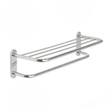 Chrome,Stylish,Bathroom,Mounted,Towel,Holder,Shelf,Storage