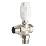 Standard,Thermostatic,Angled,Radiator,Brass,Valve,Temperature,Settings