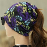 Retro,Floral,Beanie,Chemotherapy,Breathable