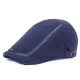 Women,Cotton,Washed,Beret,Fashion,Label,Buckle,Adjustable,Cabbie,Gentleman