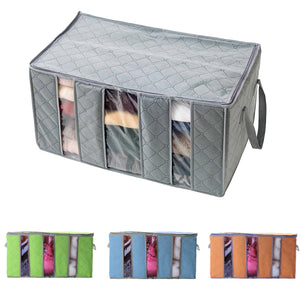 60x35x35cm,Woven,Clothes,Quilt,Storage,Dustproof,Moisture,Proof,Organizer,Zipper