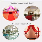 25mmX10m,Strong,Permanent,Waterproof,Cloth,Adhesive,Repair,Carpet,Decor