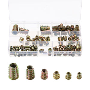 100Pcs,Color,Alloy,Furniture,Socket,Drive,Threaded,Insert,Fastener