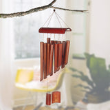 Tubes,Bamboo,Chime,Wooden,Garden,Patio,Decorations,Hanging,Ornament