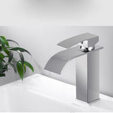 Waterfall,Plating,Bathroom,Basin,Faucet,Single,Lever,Single,Washing,Bathroom